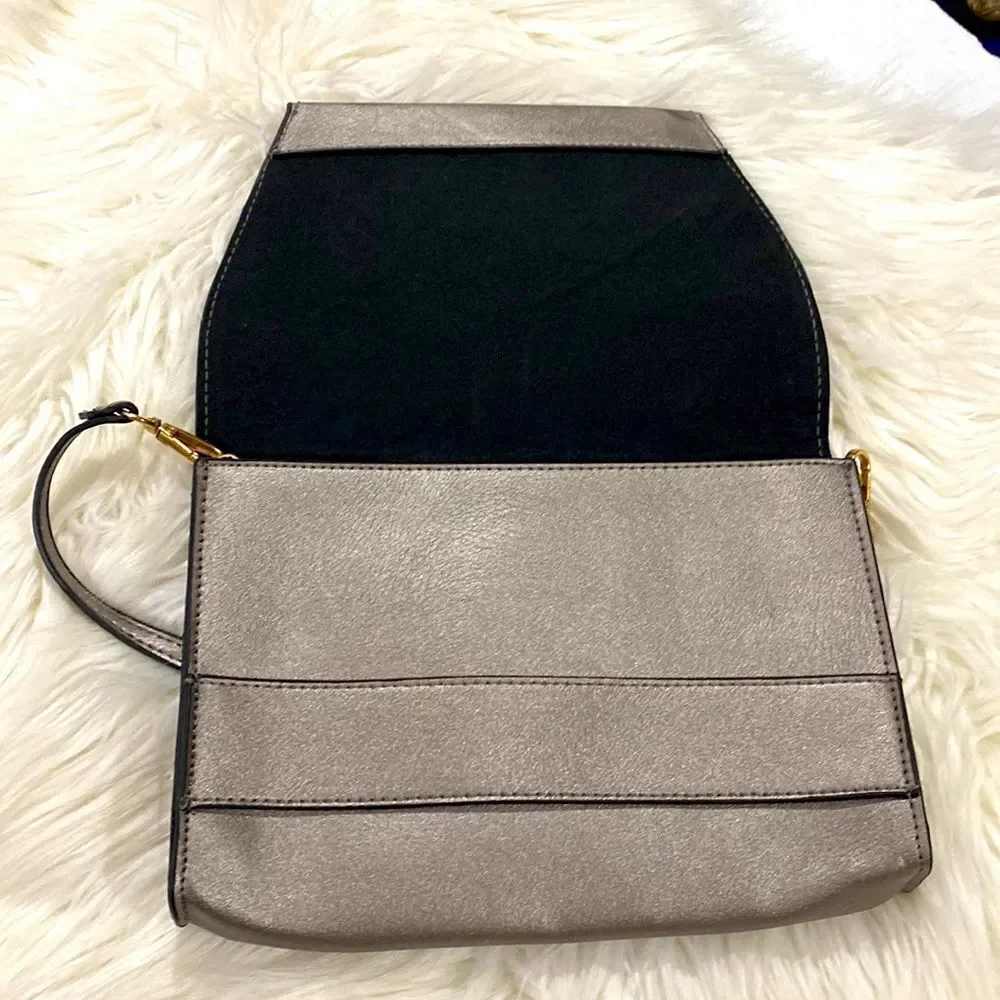Summer & Rose Celine Crossbody  Steel Handbag Purse